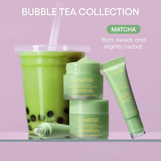 Laneige Lip Glowy Balm- LIMITED EDITION BUBBLE TEA COLLECTION