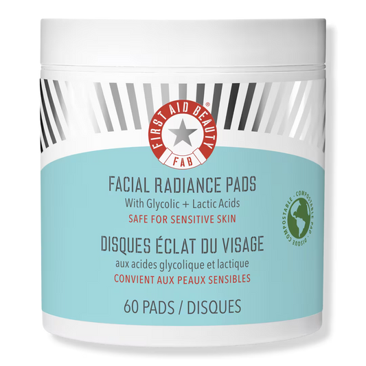 Facial Radiance Pads with Glycolic + Lactic Acids